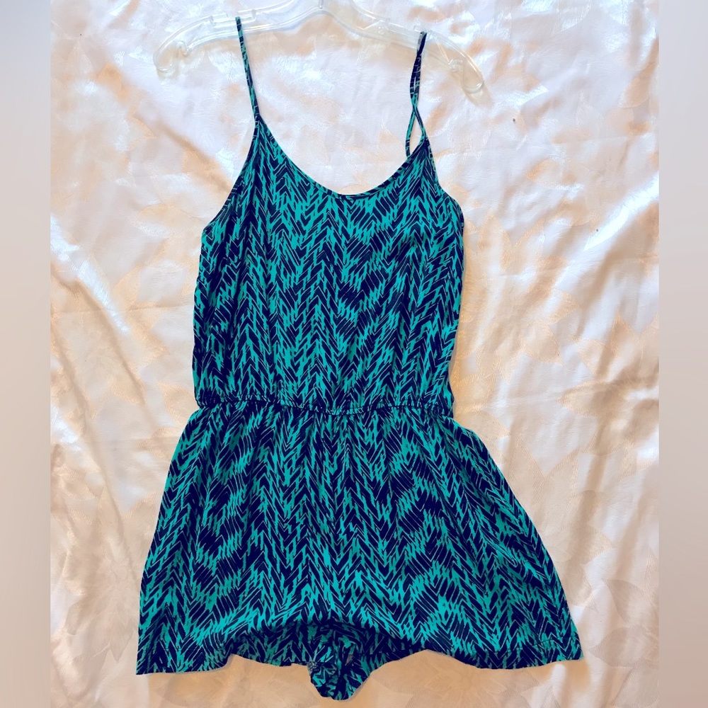 Aztec Print Romper
